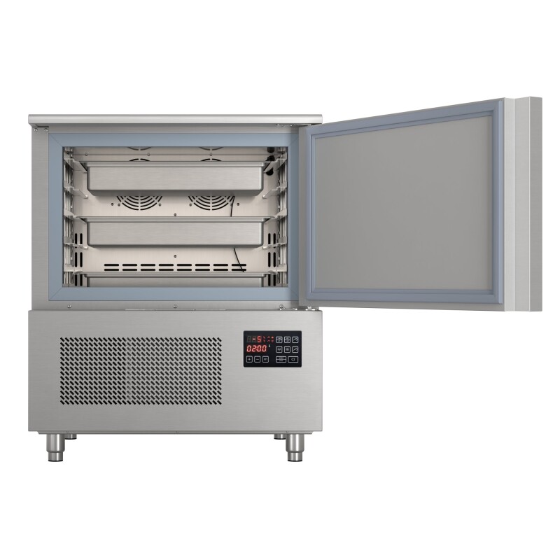 30 in. Commercial Countertop Blast Chiller 30 lbs Rapid Chill / 26.5 lbs Rapid Freeze with ETL for Safety and Sanitation with a 5-Pan Capacity in Stainless-Steel KMCBLC5