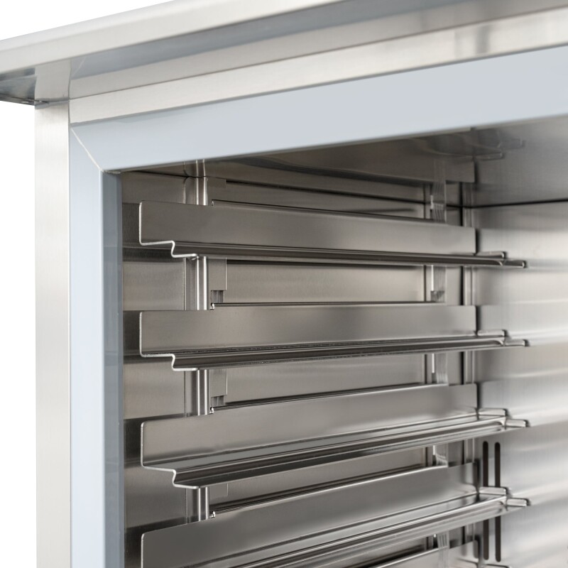 30 in. Commercial Countertop Blast Chiller 30 lbs Rapid Chill / 26.5 lbs Rapid Freeze with ETL for Safety and Sanitation with a 5-Pan Capacity in Stainless-Steel KMCBLC5