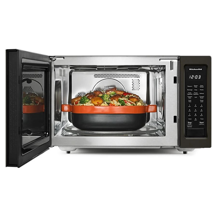 21 3/4" Countertop Convection Microwave Oven with PrintShield™ Finish - 1000 Watt KMCC5015GBS