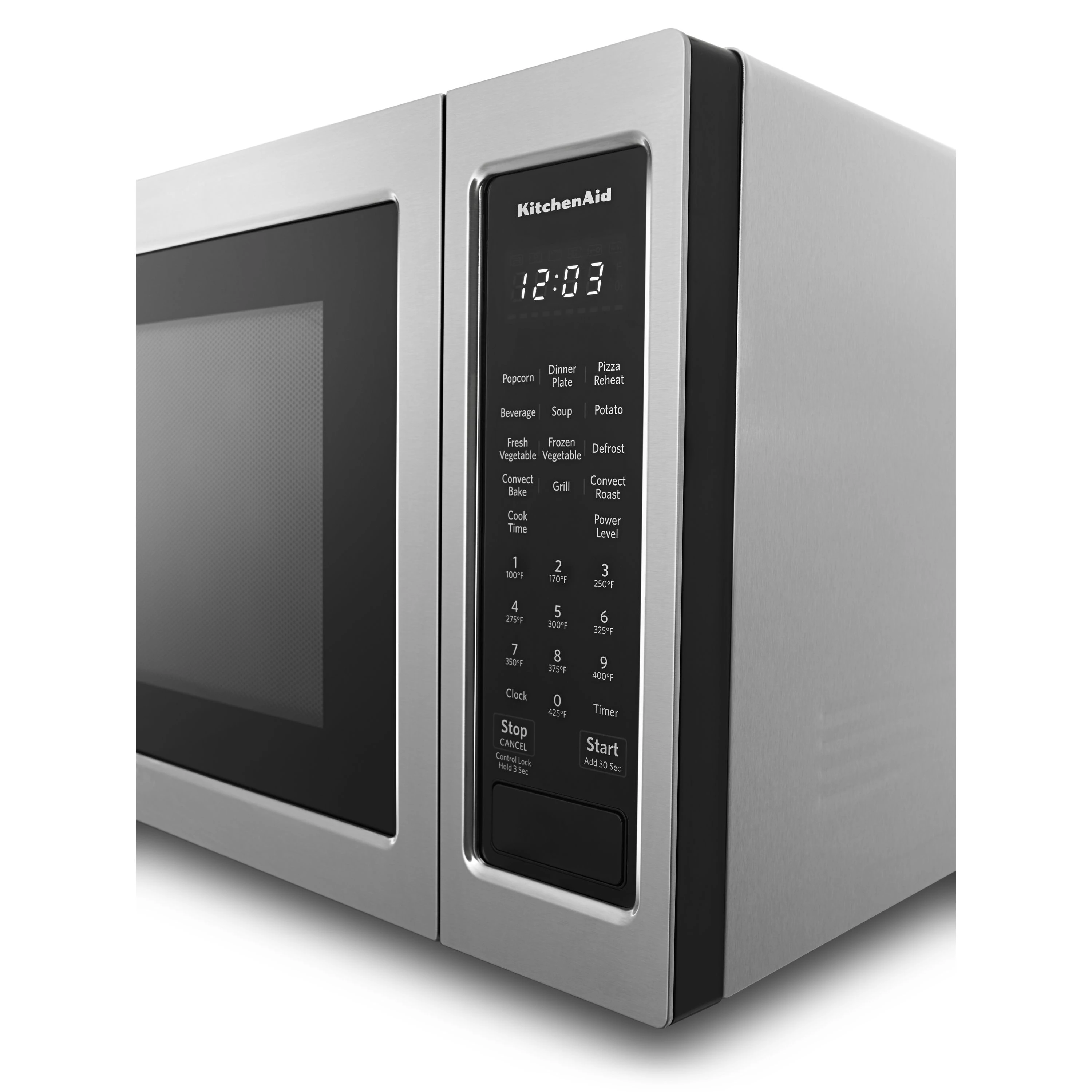 21 3/4" Countertop Convection Microwave Oven - 1000 Watt KMCC5015GSS