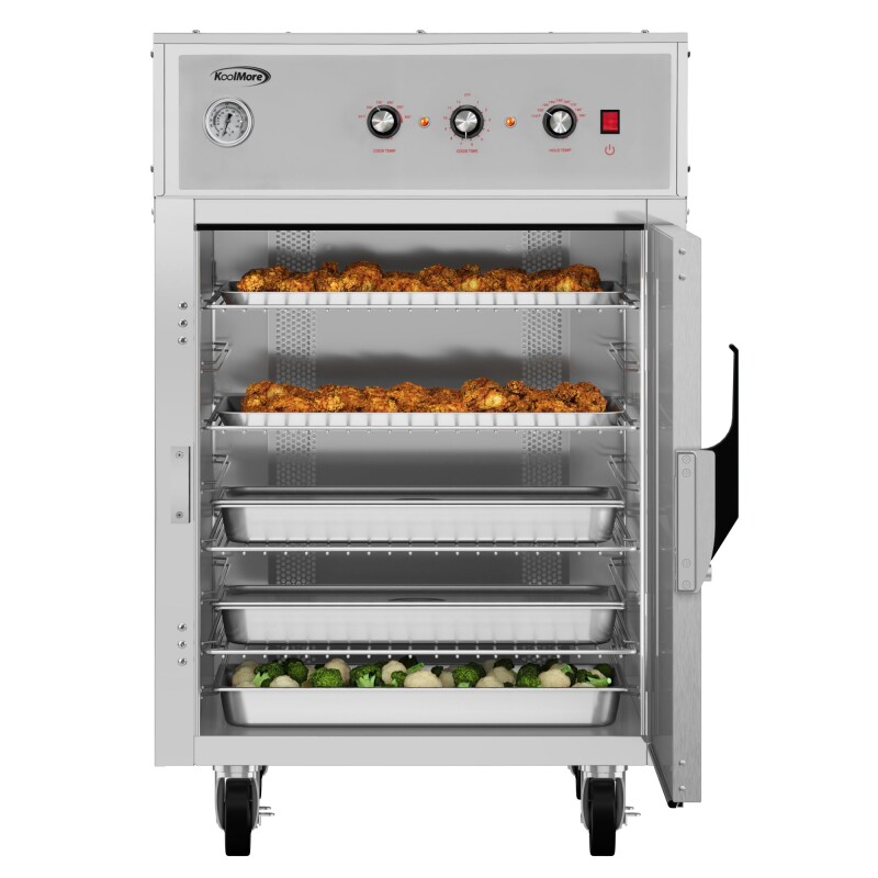 4-Pan Half-Size Commercial Cook And Hold Oven 3,000W/240V in Stainless-Steel KMCCAH31D, product image 3 of 14