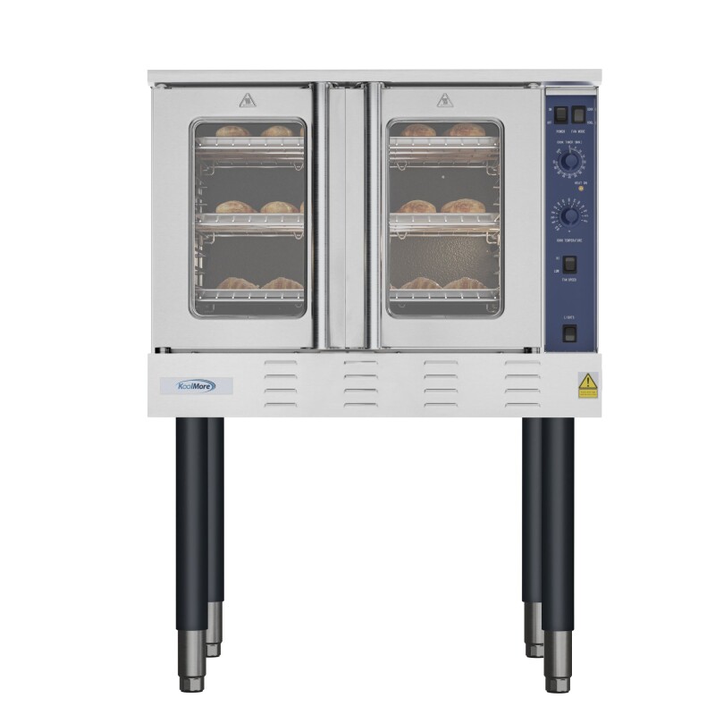 38 in. Full Size Single Deck Commercial LP Convection Oven 54,000 BTU KMCCO54LP