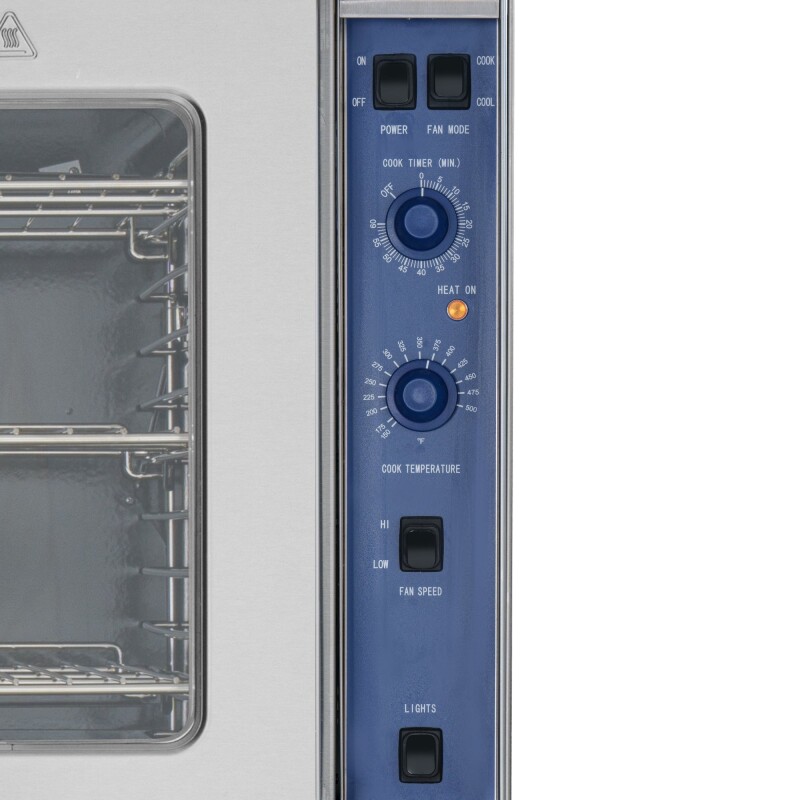 38 in. Full Size Single Deck Commercial LP Convection Oven 54,000 BTU KMCCO54LP, product image 9 of 13
