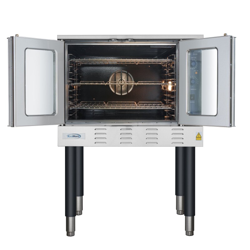 38 in. Full Size Single Deck Commercial Natural Gas Convection Oven 54,000 BTU KMCCO54NG, product image 4 of 14