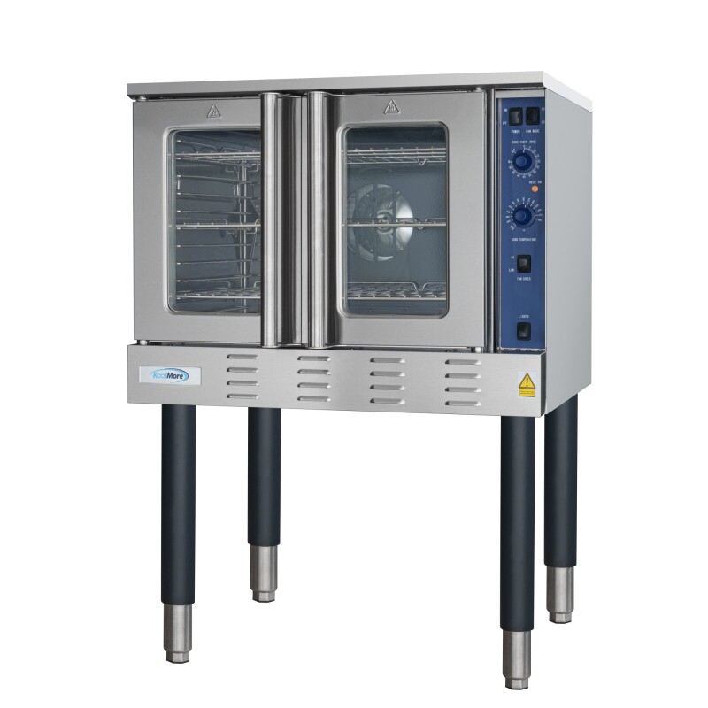 38 in. Full Size Single Deck Commercial Natural Gas Convection Oven 54,000 BTU KMCCO54NG, product image 5 of 14