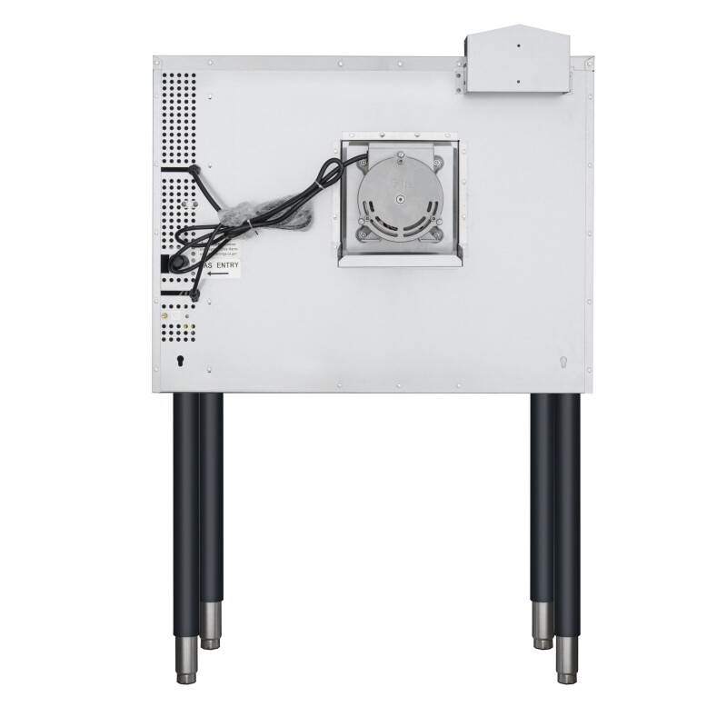 38 in. Full Size Single Deck Commercial Natural Gas Convection Oven 54,000 BTU With Casters KMCCO54NGC, product image 6 of 9