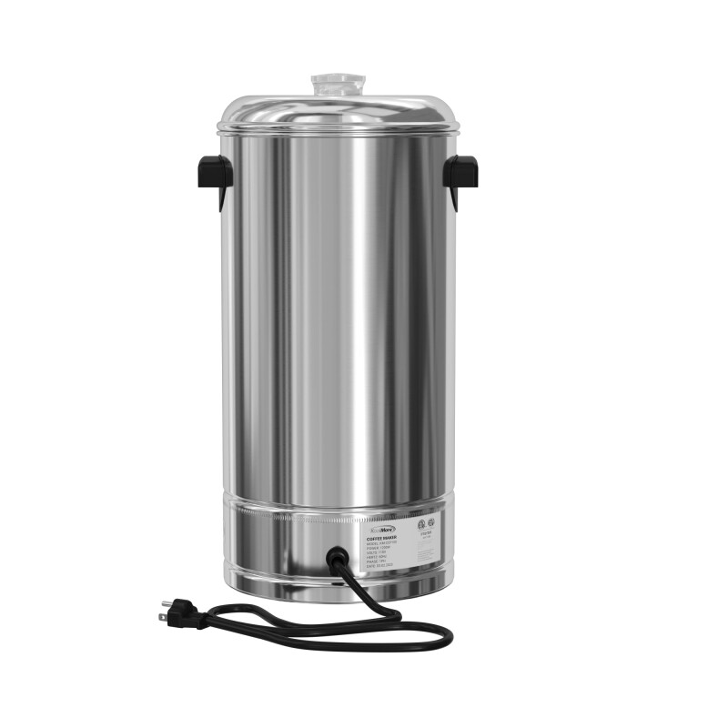 Electric 100 Cup Commercial Coffee Percolator in Stainless Steel KMCCP100, product image 5 of 12