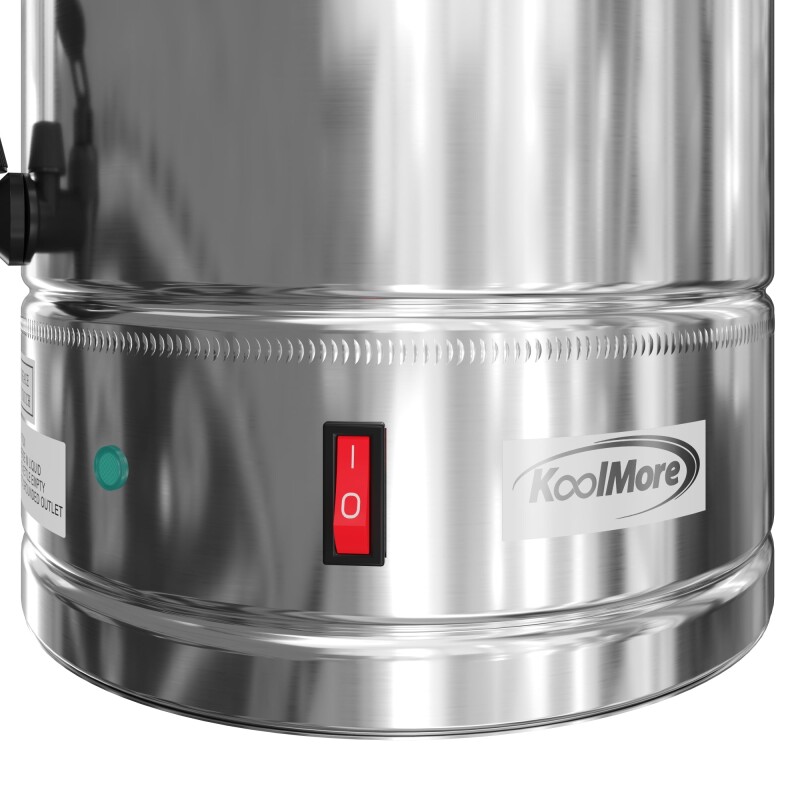 Electric 100 Cup Commercial Coffee Percolator in Stainless Steel KMCCP100, product image 8 of 12
