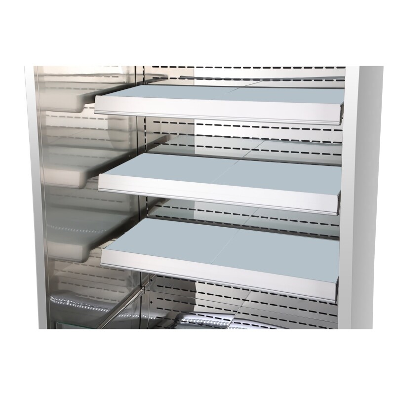 35.3 in. Open-Air Merchandiser Grab and Go Refrigerator, 18 cu. ft. in Stainless Steel KMCDA18CSS, product image 7 of 12