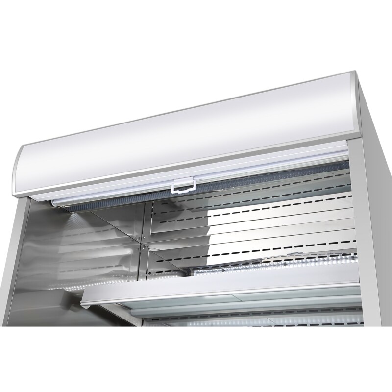 35.3 in. Open-Air Merchandiser Grab and Go Refrigerator, 18 cu. ft. in Stainless Steel KMCDA18CSS, product image 8 of 12