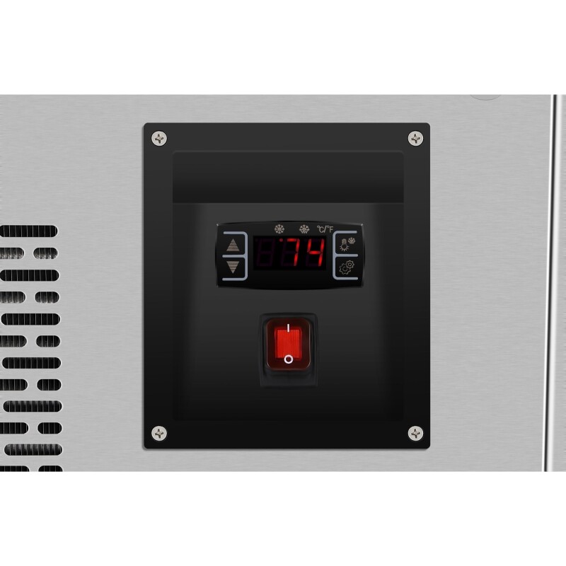 35.3 in. Open-Air Merchandiser Grab and Go Refrigerator, 18 cu. ft. in Stainless Steel KMCDA18CSS, product image 12 of 12