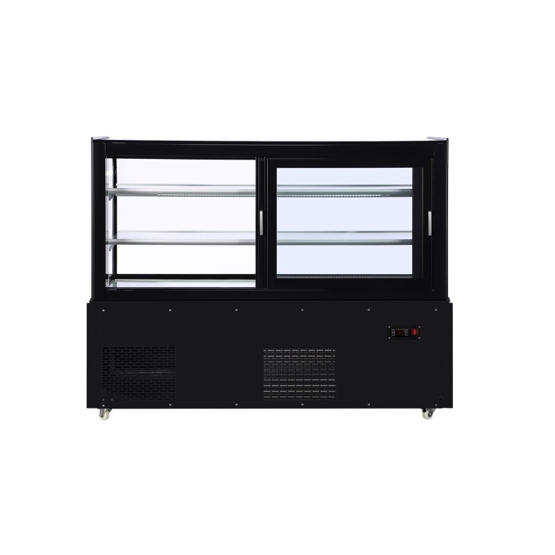 60 in. Refrigerated Bakery Display Case in Black, 17.6 cu. ft KMCDHF17CBK, product image 4 of 12