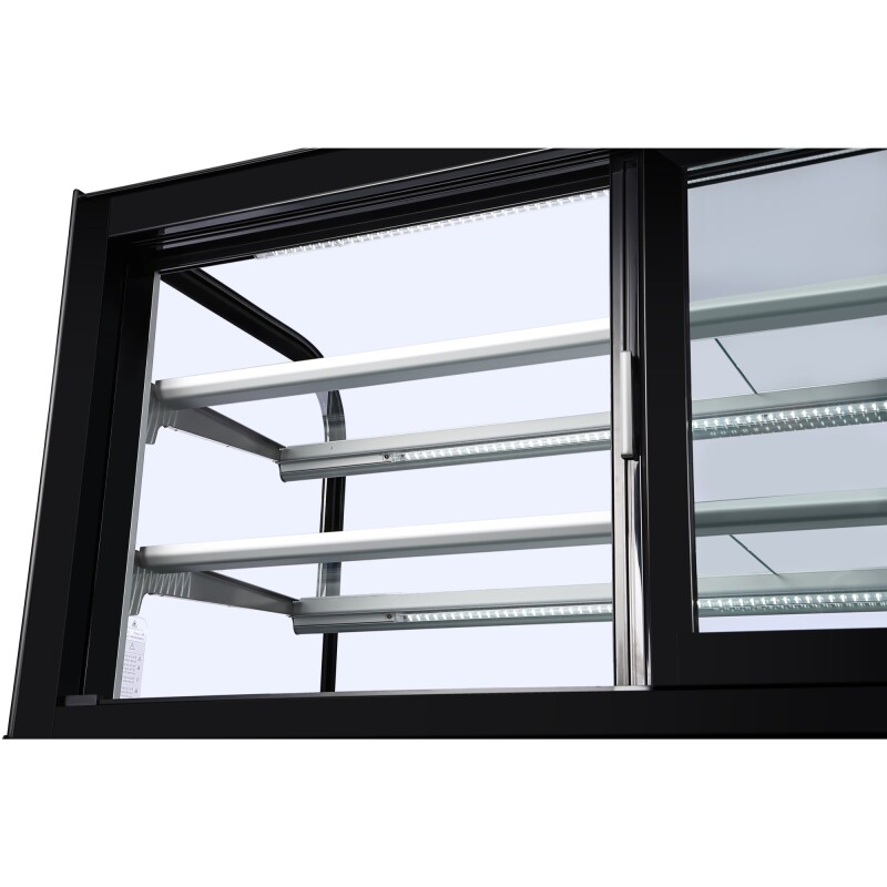 60 in. Refrigerated Bakery Display Case in Black, 17.6 cu. ft KMCDHF17CBK, product image 7 of 12