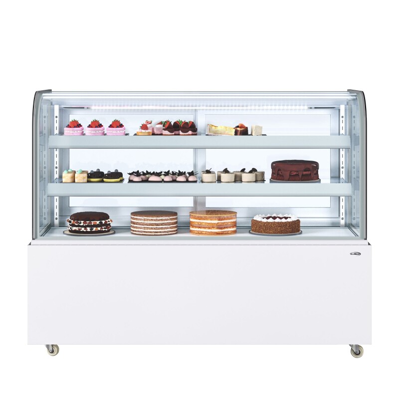 60 in. Refrigerated Bakery Display Case, 17.6 cu. ft. in White KMCDHF17CWH