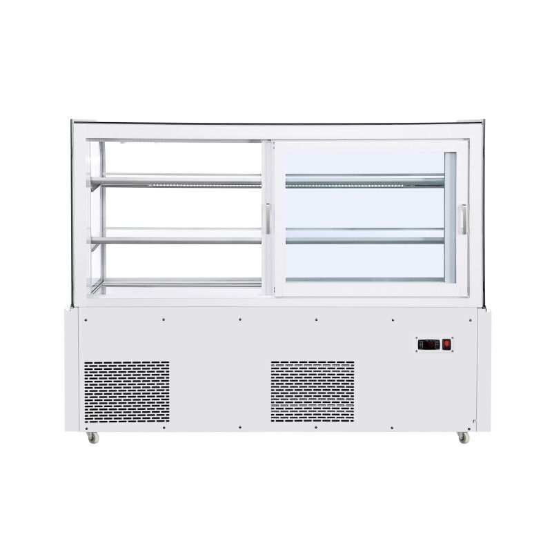 60 in. Refrigerated Bakery Display Case, 17.6 cu. ft. in White KMCDHF17CWH, product image 8 of 13