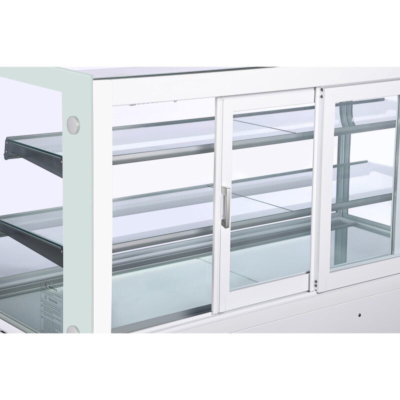60 in. Refrigerated Bakery Display Case, 17.6 cu. ft. in White KMCDHF17CWH, product image 9 of 13
