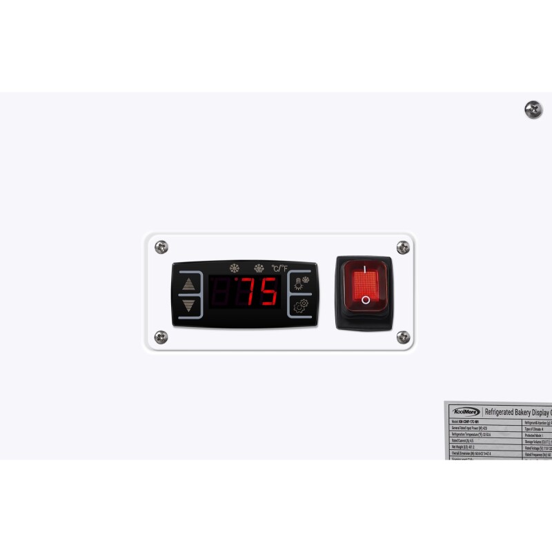 60 in. Refrigerated Bakery Display Case, 17.6 cu. ft. in White KMCDHF17CWH, product image 12 of 13