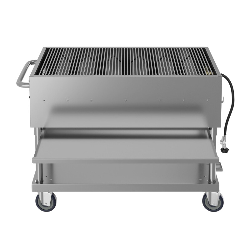 48 in. Commercial Mobile Outdoor Grill Stainless Steel, ETL Listed in Stainless-Steel KMCGM48, product image 7 of 11
