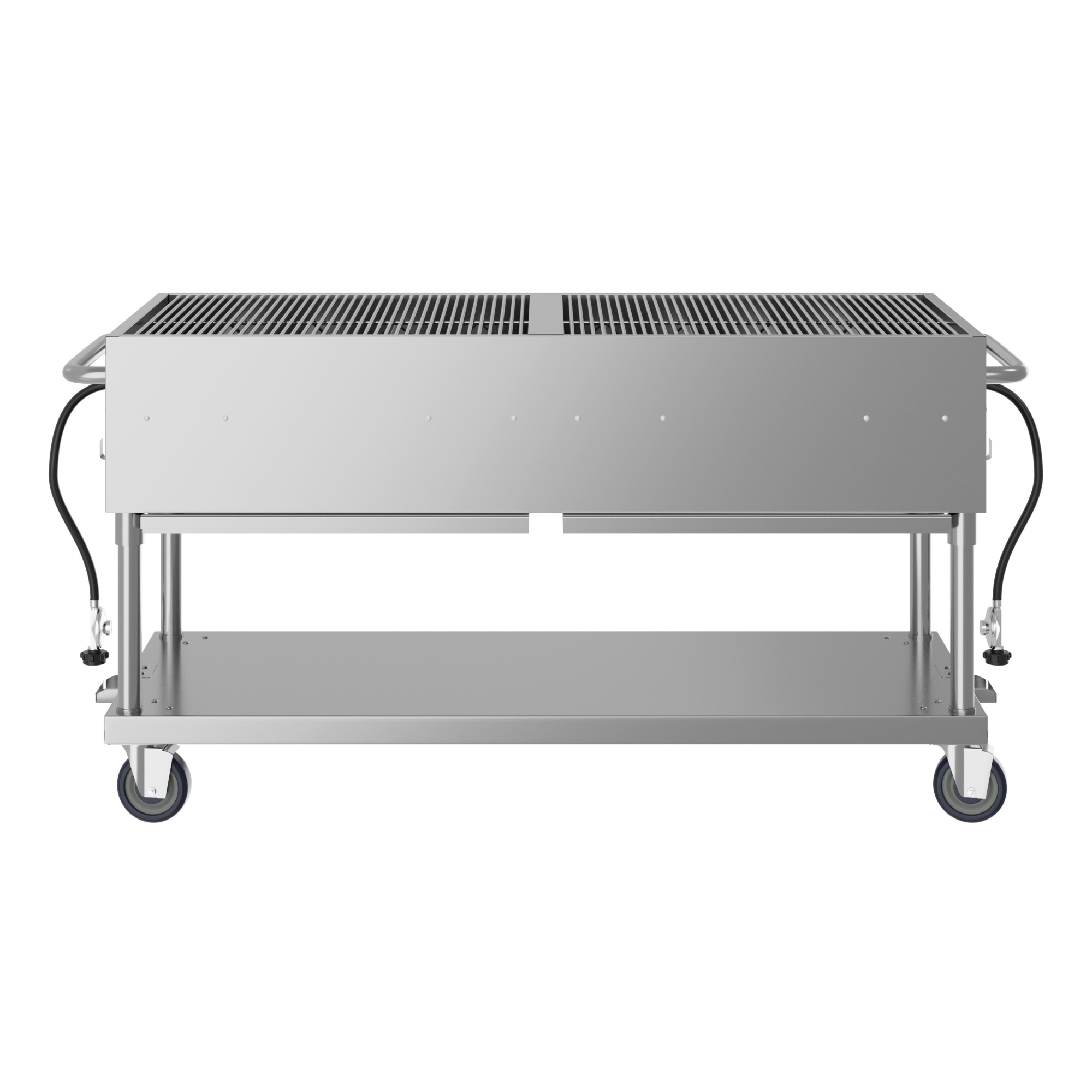 60 in. Commercial Mobile Outdoor Propane Gas Grill, ETL Listed, Stainless-Steel KMCGM60