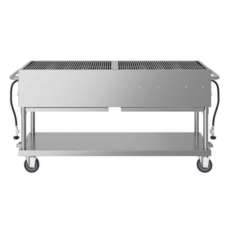 72 in. Commercial Mobile Outdoor Propane Gas Grill, ETL Listed in Stainless-Steel KMCGM72, product image 6 of 11