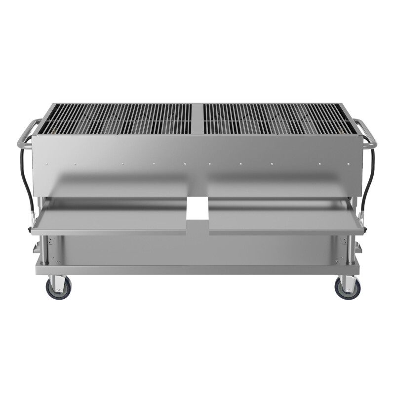 72 in. Commercial Mobile Outdoor Propane Gas Grill, ETL Listed in Stainless-Steel KMCGM72, product image 7 of 11