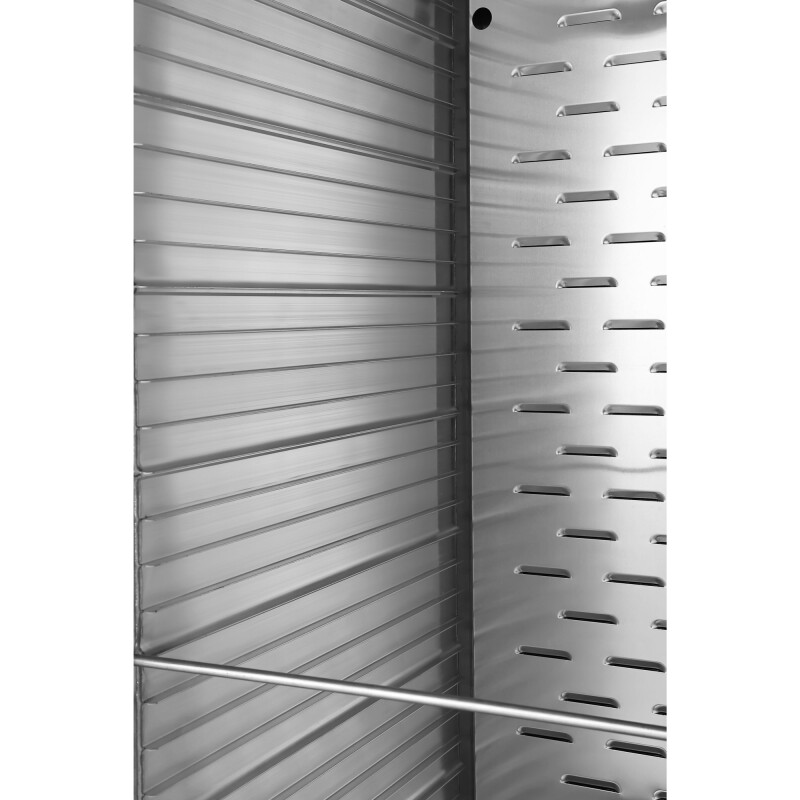 33 in. Commercial Non-Insulated Heated Holding Cabinet with 36-Pan Capacity and Glass Door in Silver KMCH36SNGL, product image 8 of 10
