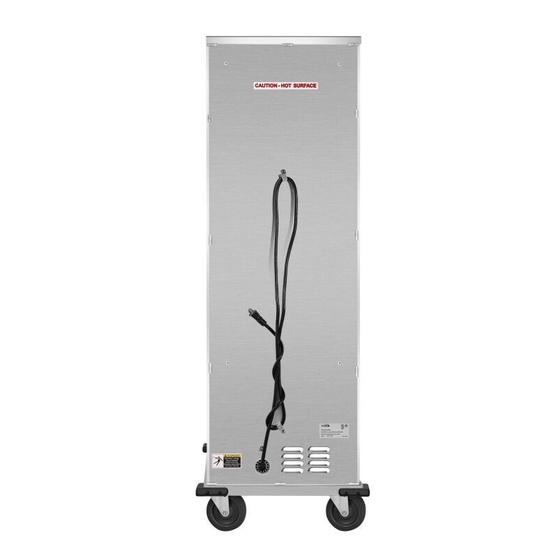 33 in. Commercial Non-Insulated Heated Holding Cabinet with 36-Pan Capacity and Glass Door in Silver KMCH36SNGL, product image 10 of 10