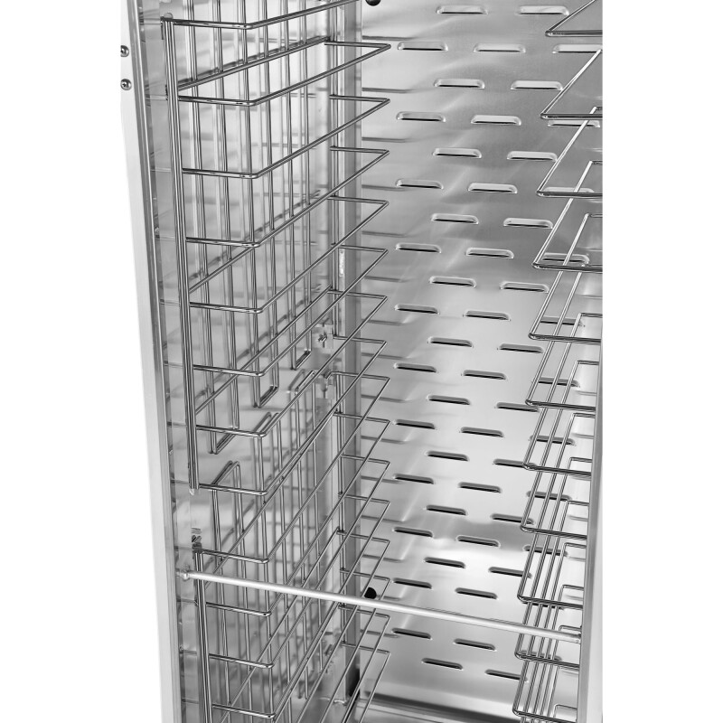 33 in. Commercial Non-Insulated Heated Holding Cabinet with Wire Racks and Glass Door in Silver KMCH36WNGL, product image 10 of 13