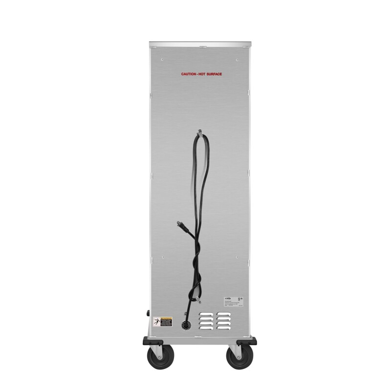 33 in. Commercial Non-Insulated Heated Holding Cabinet with Wire Racks and Glass Door in Silver KMCH36WNGL, product image 13 of 13