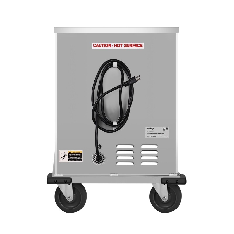 33 in. Commercial Non-Insulated Half Size Heated Holding/Proofing Cabinet with Glass Door and 12-Pan Capacity in Silver KMCHP12SNGL, product image 12 of 12