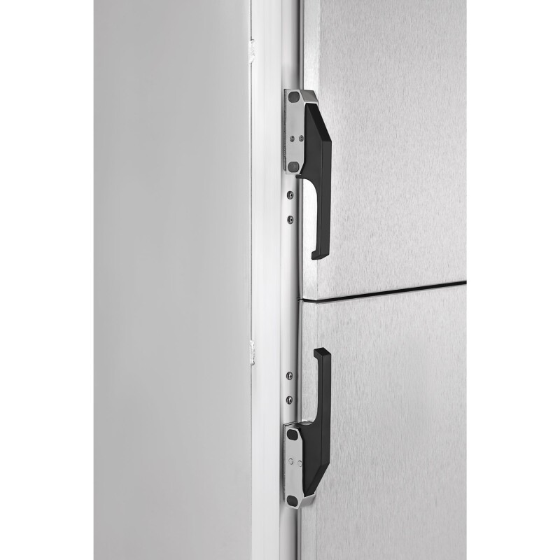 33 in. Commercial Insulated Heated Holding/Proofing Cabinet with 36-Pan Capacity and Solid Dutch Doors in Silver KMCHP36SIDD, product image 12 of 13