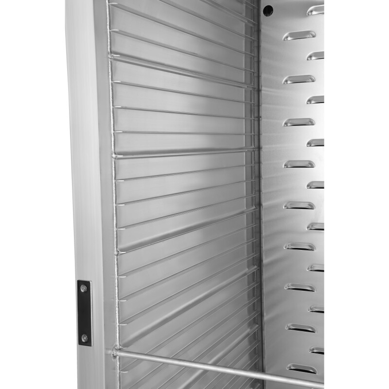 33 in. Commercial Insulated Heated Holding/Proofing Cabinet with 36-Pan Capacity and Solid Door in Silver KMCHP36SISS, product image 7 of 12