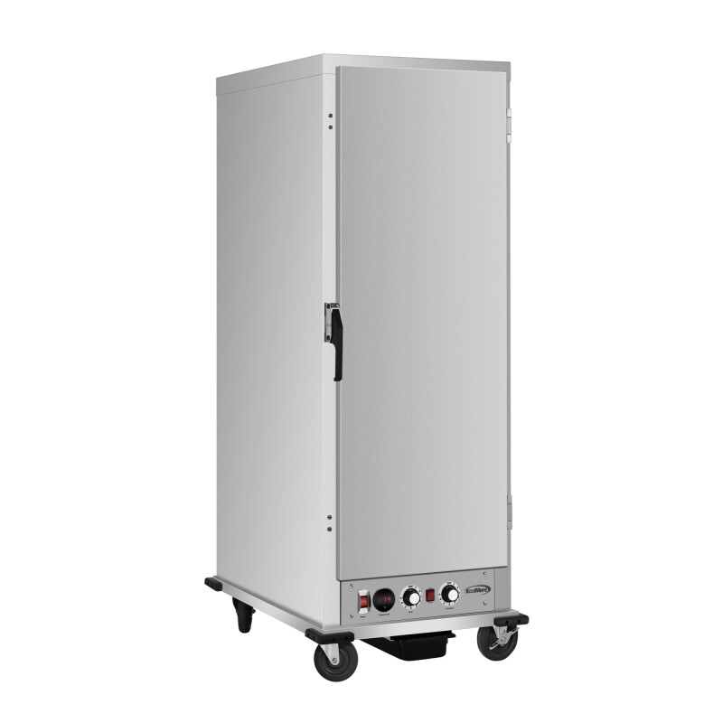 33 in. Commercial Insulated Heated Holding/Proofing Cabinet with 36-Pan Capacity and Solid Door in Silver KMCHP36SISS, product image 10 of 12