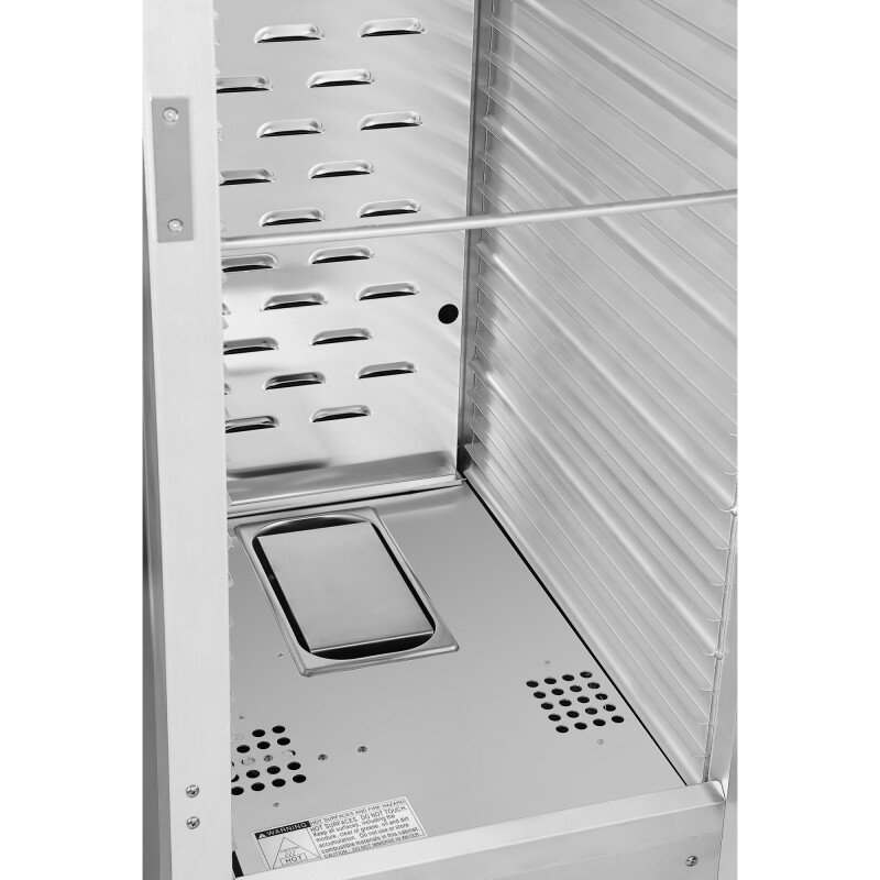 33 in. Commercial Insulated Heated Holding/Proofing Cabinet with 36-Pan Capacity and Solid Door in Silver KMCHP36SISS, product image 11 of 12
