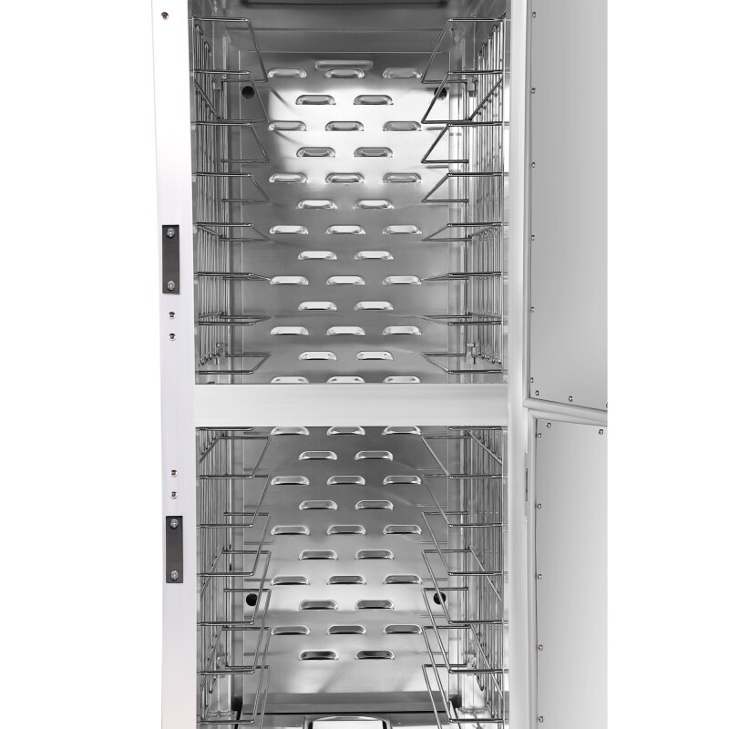 33 in. Commercial Insulated Heated Holding/Proofing Cabinet with Wire Racks and Solid Dutch Doors in Silver KMCHP36WIDD, product image 9 of 13