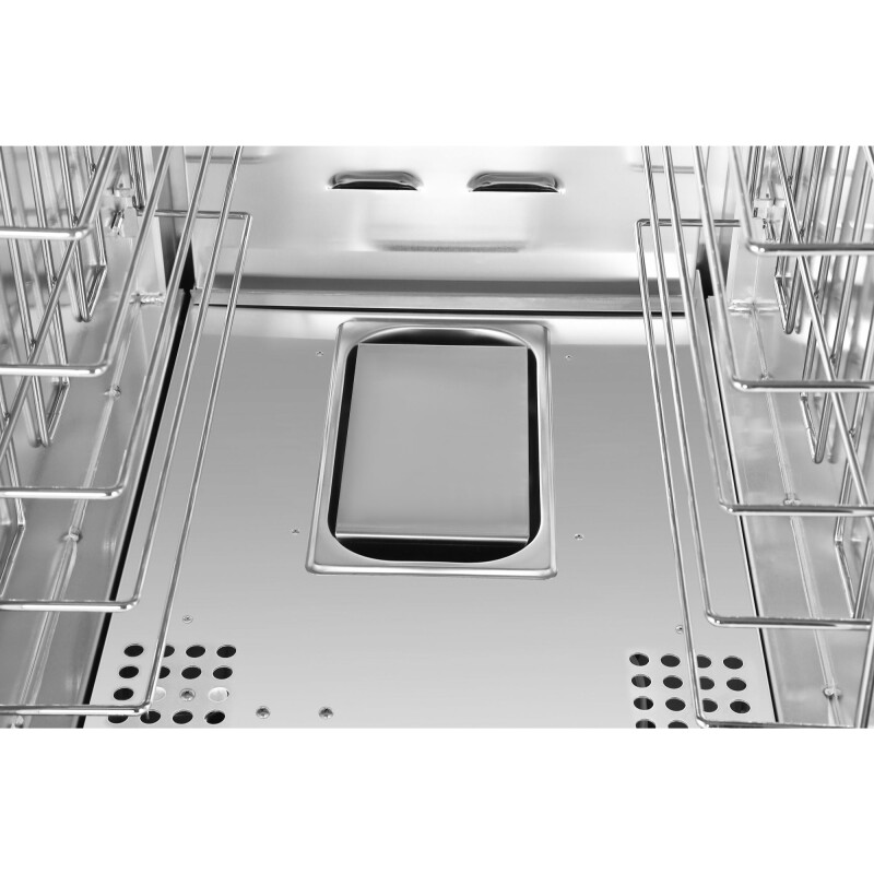 33 in. Commercial Insulated Heated Holding/Proofing Cabinet with Wire Racks and Solid Dutch Doors in Silver KMCHP36WIDD, product image 12 of 13