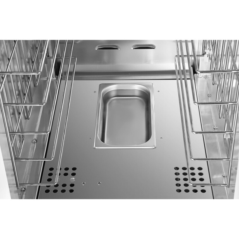 33 in. Commercial Insulated Heated Holding/Proofing Cabinet with Wire Racks and Solid Dutch Doors in Silver KMCHP36WIDD, product image 13 of 13