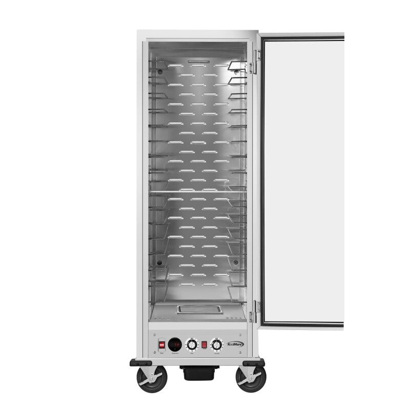 33 in. Commercial Insulated Heated Holding/Proofing Cabinet with Glass Door and Wire Racks in Silver KMCHP36WIGL, product image 5 of 13