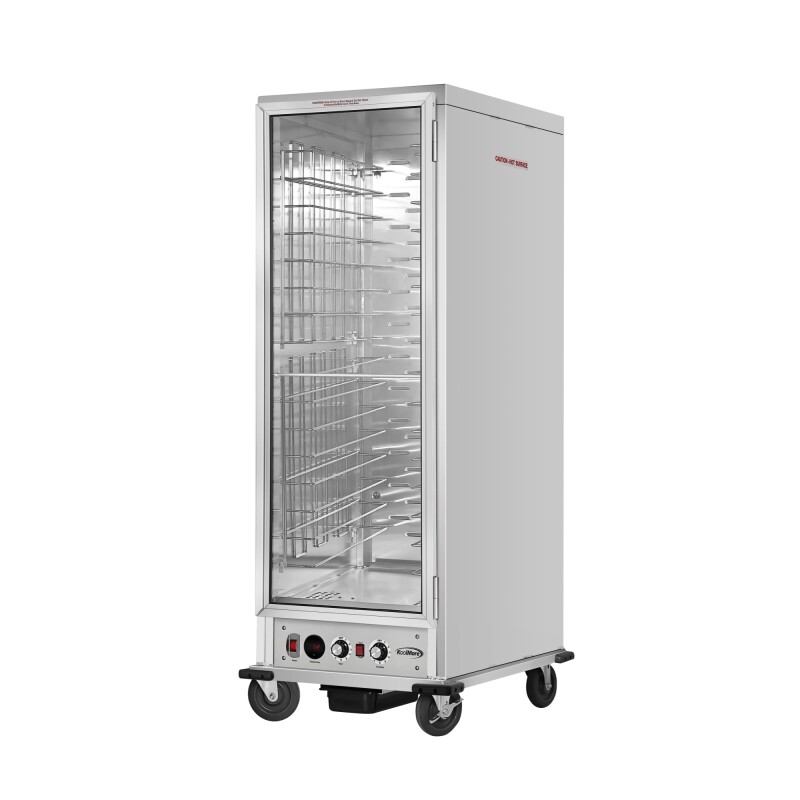 33 in. Commercial Insulated Heated Holding/Proofing Cabinet with Glass Door and Wire Racks in Silver KMCHP36WIGL, product image 11 of 13