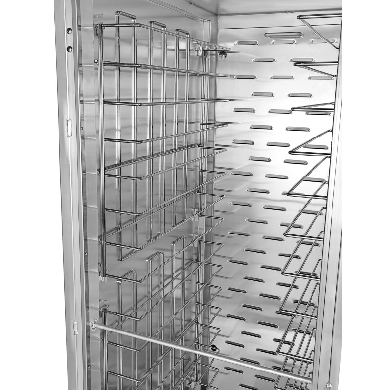 33 in. Commercial Insulated Heated Holding/Proofing Cabinet with Glass Door and Wire Racks in Silver KMCHP36WIGL, product image 12 of 13