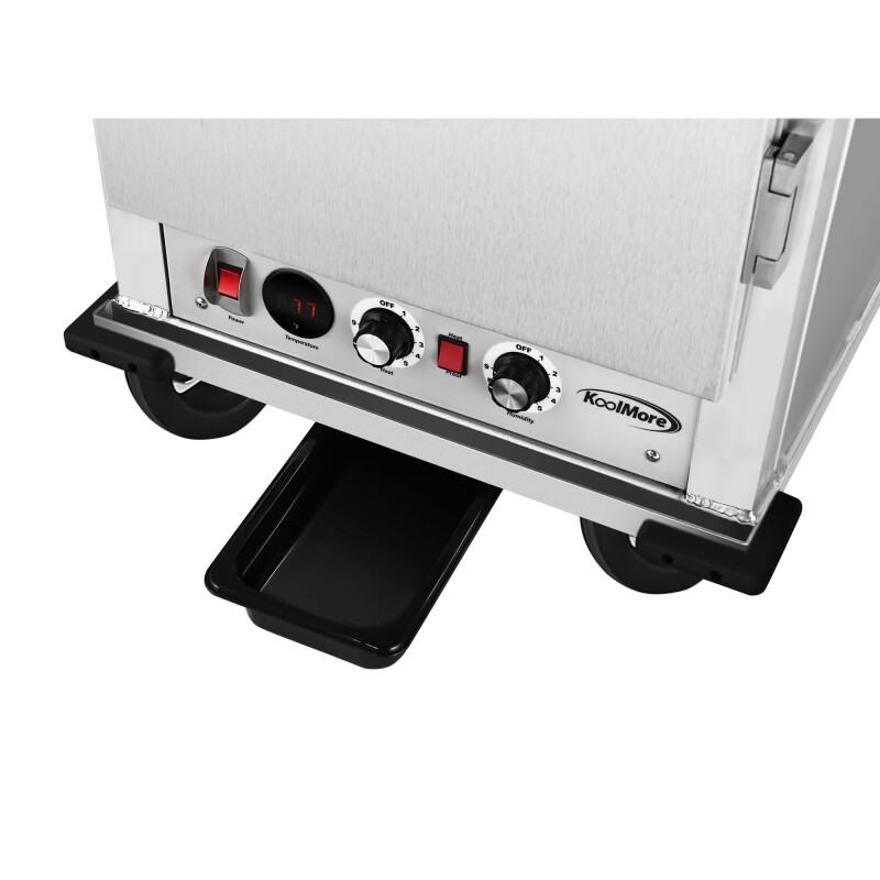 33 in. Commercial Insulated Heated Holding/Proofing Cabinet with Wire Racks and Solid Door in Silver KMCHP36WISS, product image 6 of 11