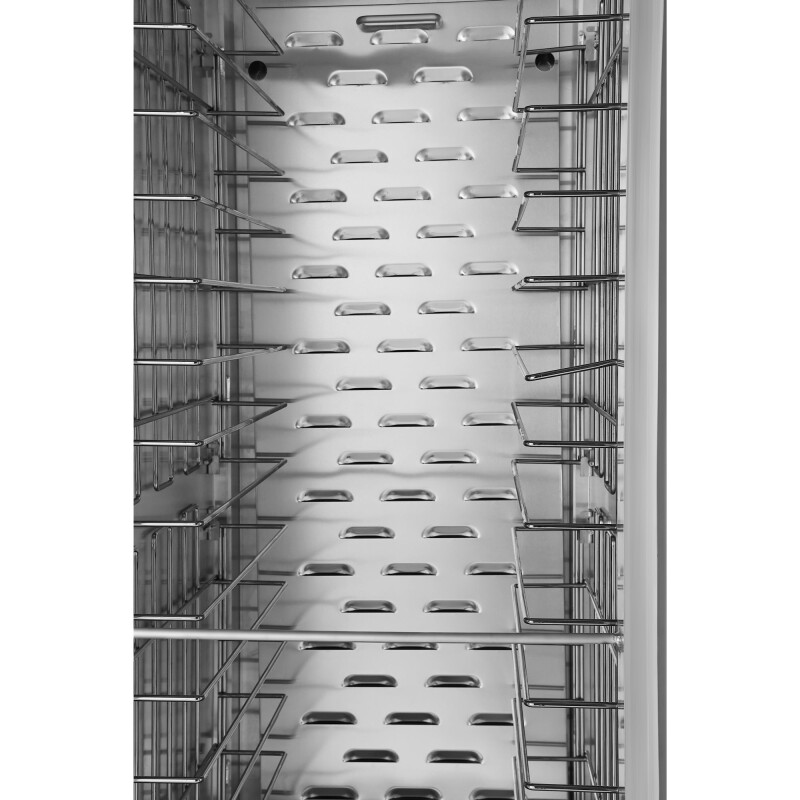 33 in. Commercial Insulated Heated Holding/Proofing Cabinet with Wire Racks and Solid Door in Silver KMCHP36WISS, product image 7 of 11