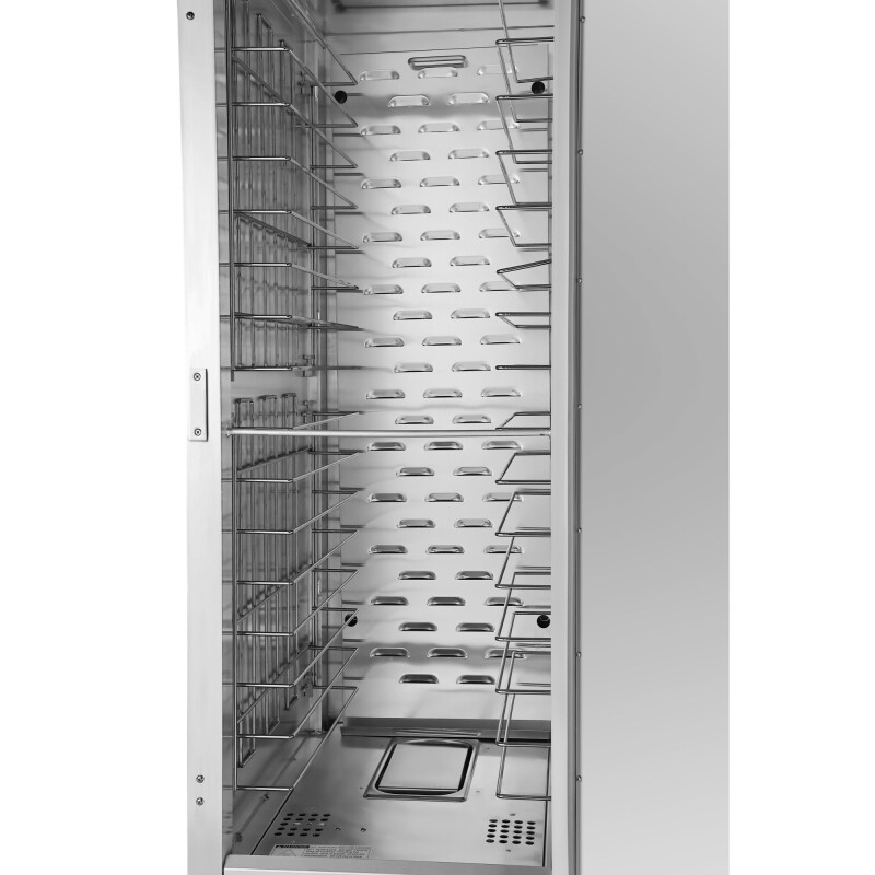 33 in. Commercial Insulated Heated Holding/Proofing Cabinet with Wire Racks and Solid Door in Silver KMCHP36WISS, product image 8 of 11