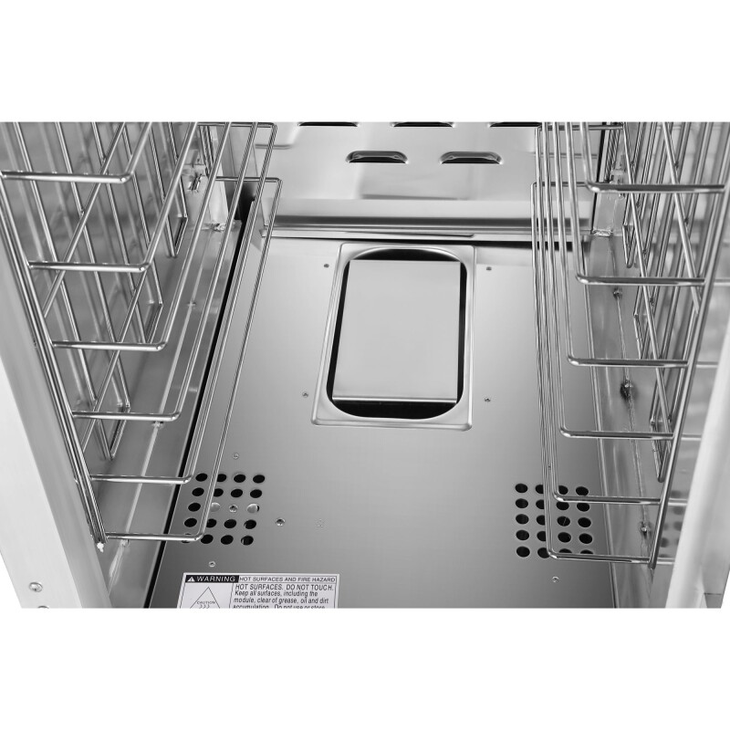 33 in. Commercial Insulated Heated Holding/Proofing Cabinet with Wire Racks and Solid Door in Silver KMCHP36WISS, product image 10 of 11
