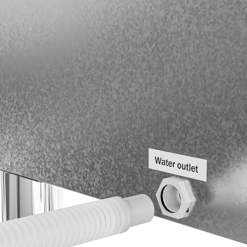 25 in. Stainless-Steel Commercial Ice Maker with Full Cube Production, 420 Lbs/24h KMCIM400, product image 8 of 13