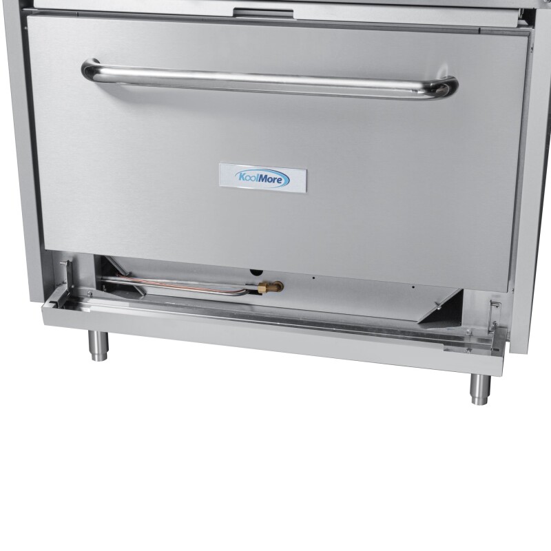 36 in. 6 Burner Commercial Liquid Propane Range in Stainless-Steel KMCR36LP