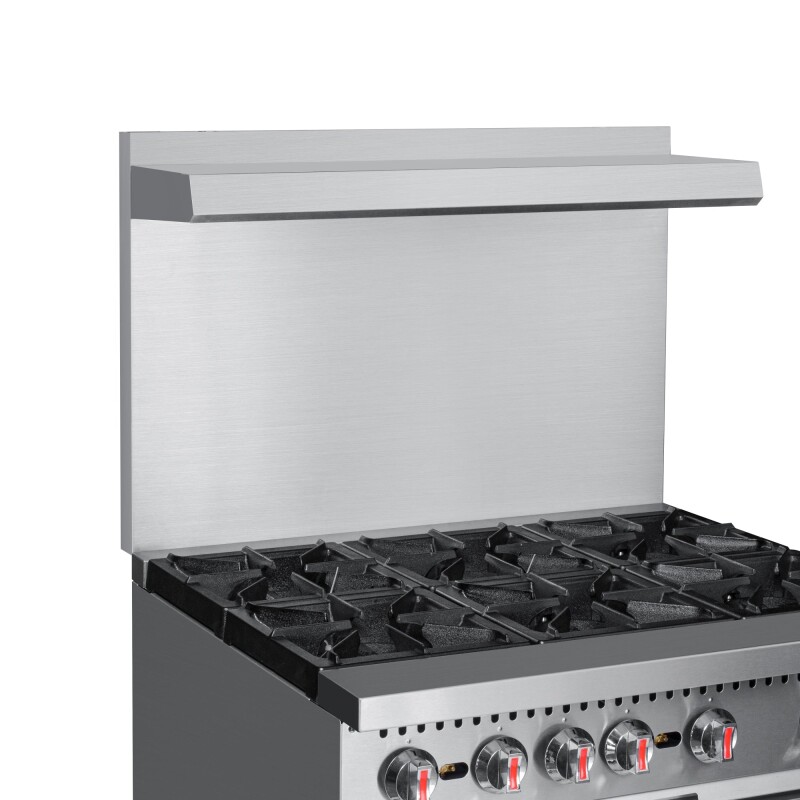 36 in. 6 Burner Commercial Natural Gas Range in Stainless-Steel KMCR36NG