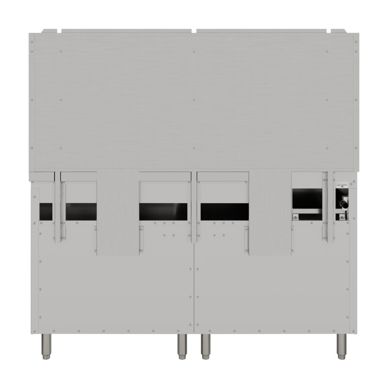60 in. Dual Oven Commercial Range with 48 in. Griddle and 2 Burners in Stainless-Steel KMCRG482NG, product image 13 of 13