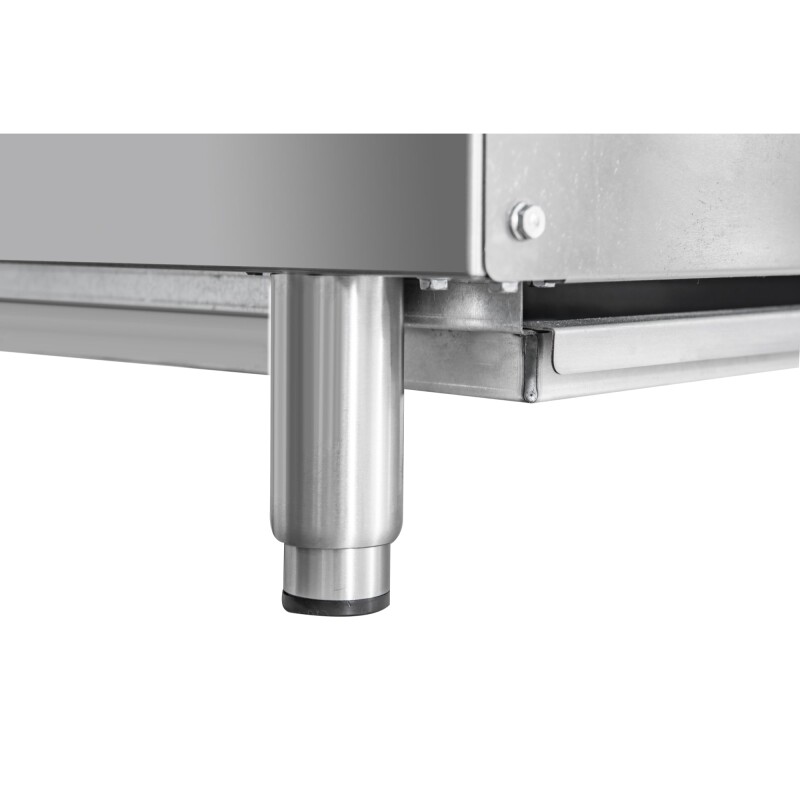 24 in. Commercial Four-Burner Step Up Range, 104000 BTU in Stainless-Steel KMCRSU24