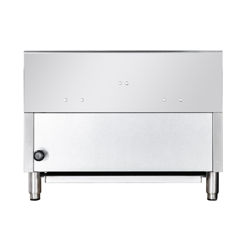 24 in. Commercial Four-Burner Step Up Range, 104000 BTU in Stainless-Steel KMCRSU24